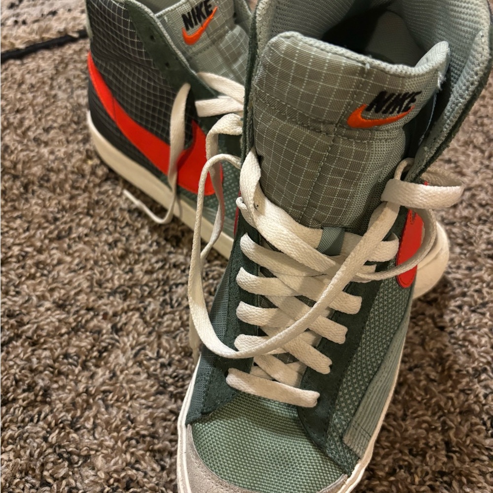 Nike blazer mid ‘77 patch Dutch green and orange